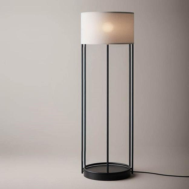 CLF116 Lumina Elegante Beige Shade Floor Lamp