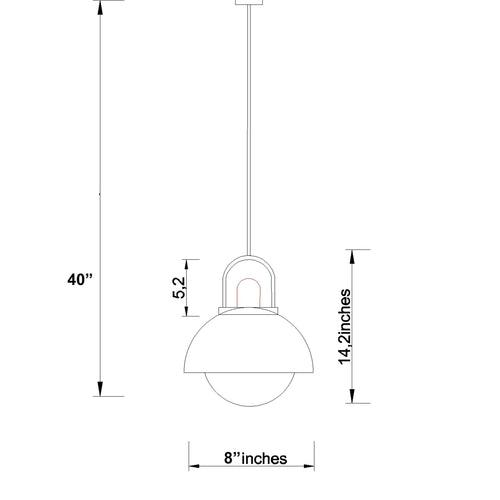 CLH164 Ecliptic Fusion Pendant Light