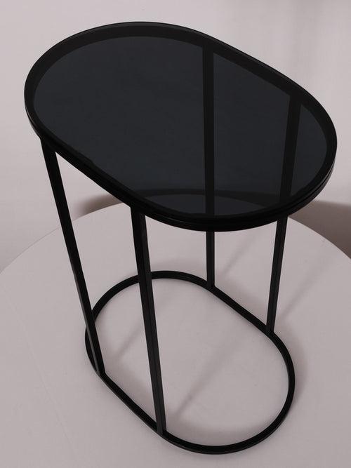 CFR124 Metal and Glass Side Table