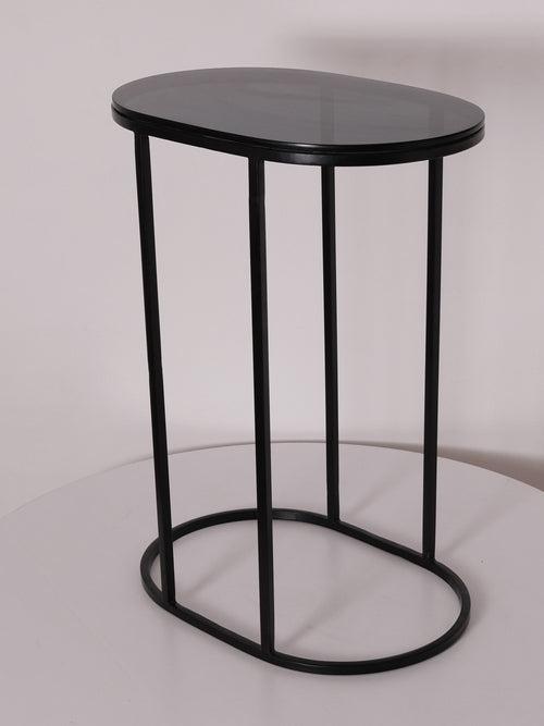 CFR124 Metal and Glass Side Table