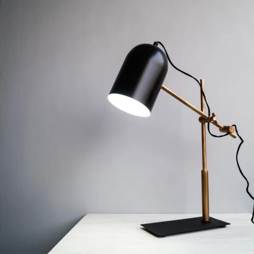 FDL107 Architect Black-Gold Modern Office Desk Lamp