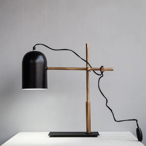 FDL107 Architect Black-Gold Modern Office Desk Lamp