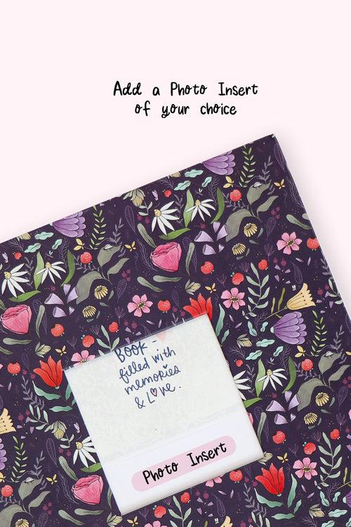 Purple Floral Photo Album Combo