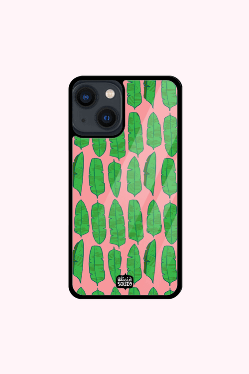 Banana Leaves Glass iPhone Cover
