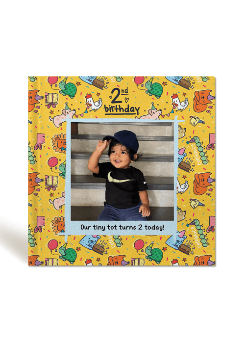 Kids 2nd Birthday Custom Photobook