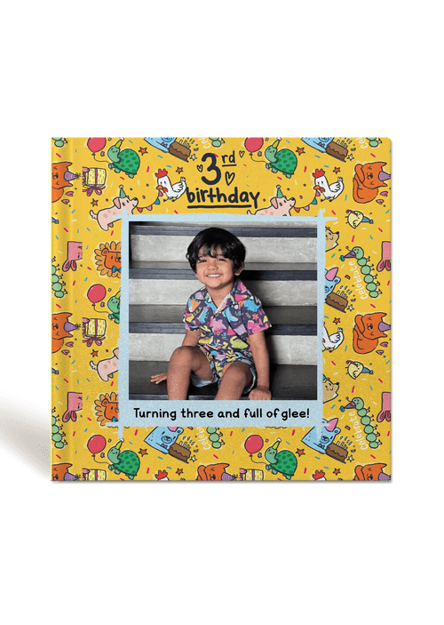 Kids 3rd Birthday Custom Photobook