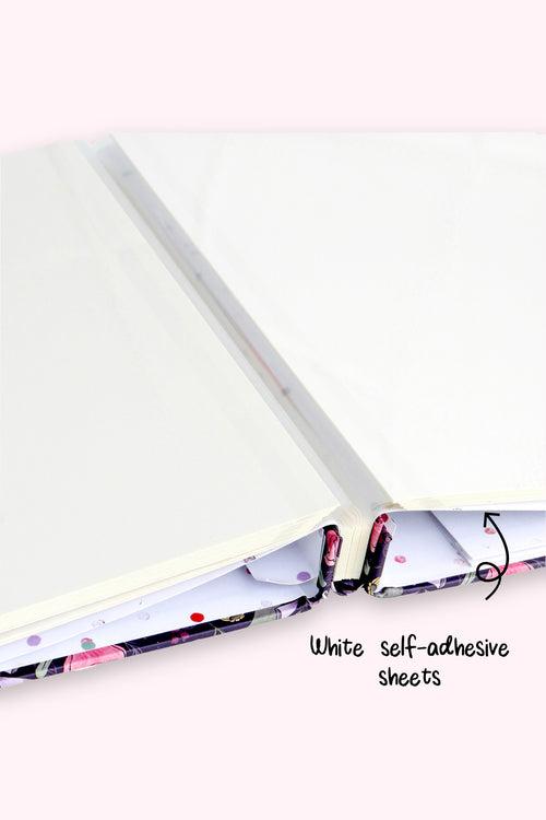 Purple Floral Photo Album Combo