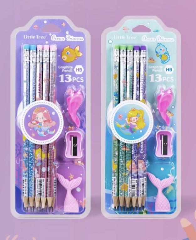 Ocean Princess Pencil Set