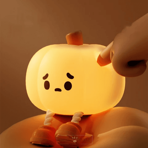 CUTE PUMPKIN DESIGN SILICONE LED LAMP