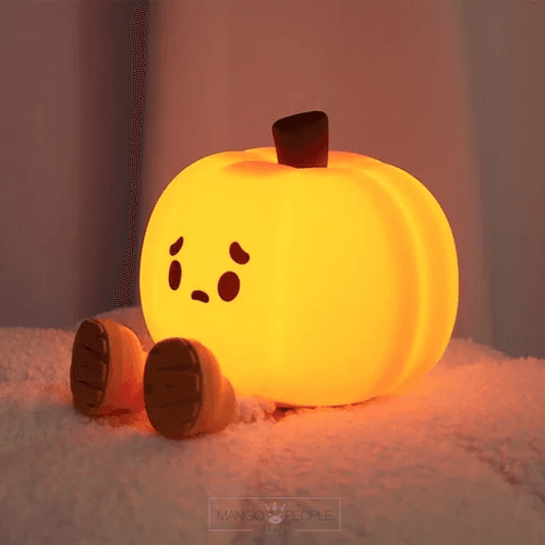 CUTE PUMPKIN DESIGN SILICONE LED LAMP