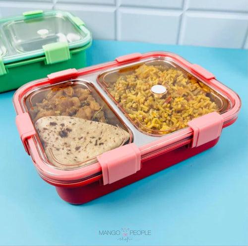 KAWAII-O-CUTE STAINLESS STEEL LUNCH BOX - 800ML