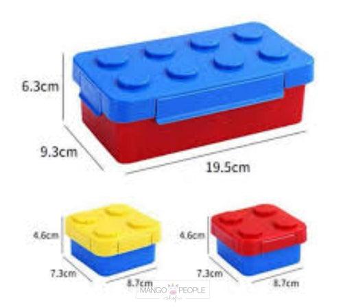 LEGO BRICK STACKED LUNCH BOX