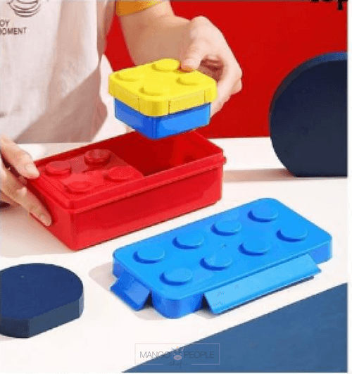 LEGO BRICK STACKED LUNCH BOX