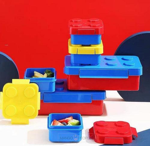 LEGO BRICK STACKED LUNCH BOX