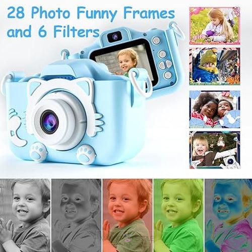 Mini Digital Cartoon Toy Camera for Kids