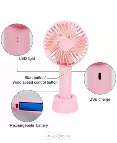 Portable Plastic Mini Fan