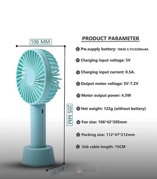 Portable Plastic Mini Fan