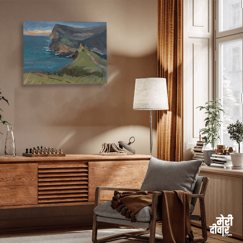 Sea Mountain Oil Painting