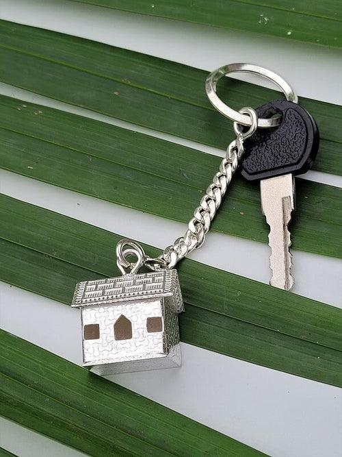 Silver Bag Charm House