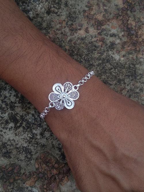 Silver Rakhi Serenity