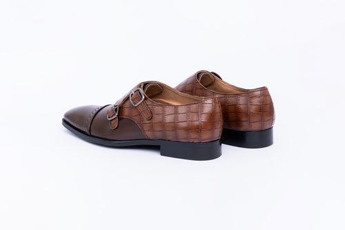 MONK STRAPS-BROWN