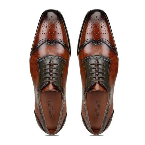 OXFORDS WITH MARBLE PATINA