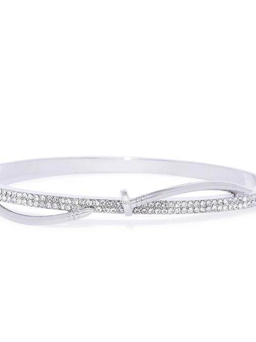 Amelia CZ Silver Cuff