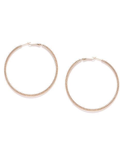 Big Matte Gold Hoops