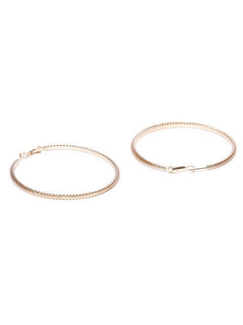 Big Matte Gold Hoops