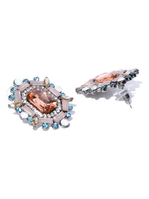 Semi-precious Luxe Earrings- Multicolour