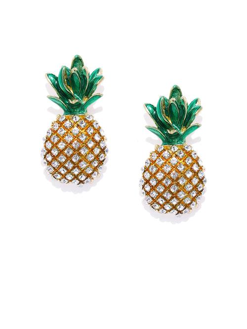 Pineapple Oversized Studs