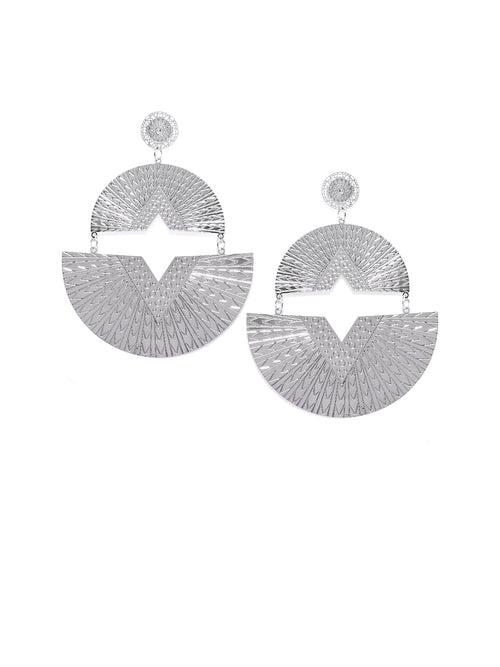 Silver Tribal Earrings