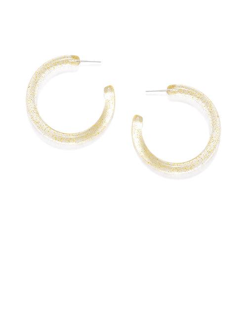 Resin Yellow Hoops