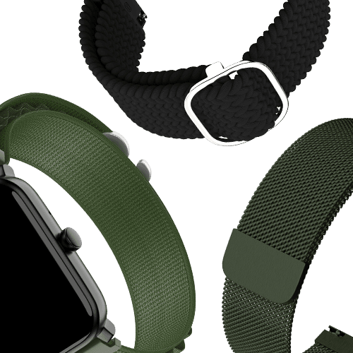 Folia Bundle Set Of 3 Watch Straps 22mm