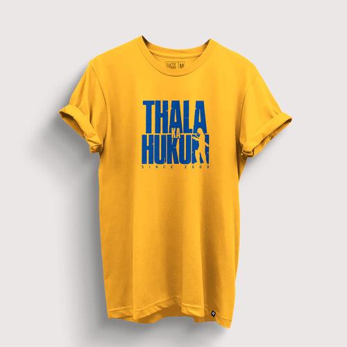 Thala Ka Hukum T-Shirt (Yellow Edition)