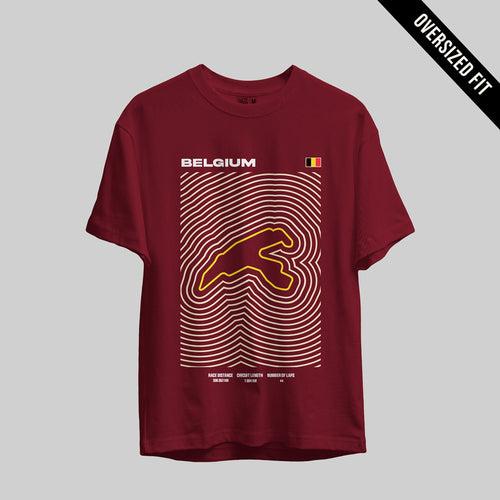 Belgian Grand Prix Circuit Oversized T-Shirt