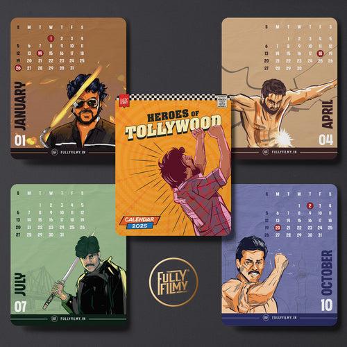 Heroes Of Tollywood 2025 - Desk Calendar