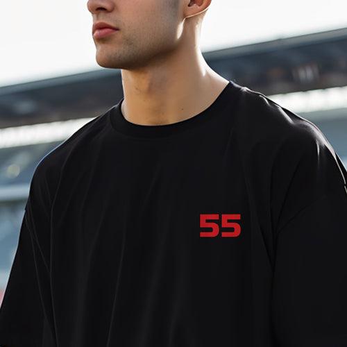 Number 55 | Grand Prix Oversized T-Shirt (Left Pocket & Back)