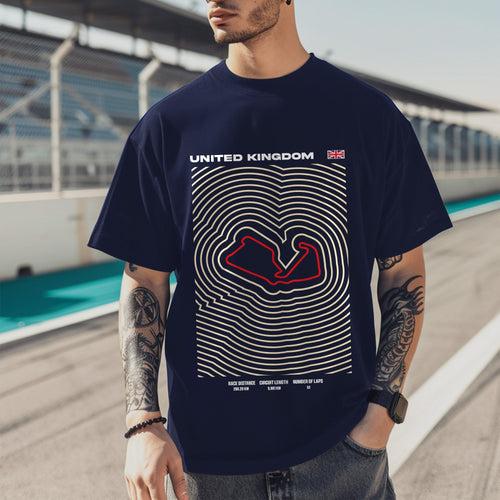 British Grand Prix Circuit Oversized T-Shirt