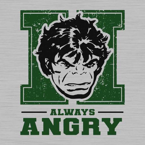 Hulk Always Angry – Official Marvel Full Sleeve T-Shirt