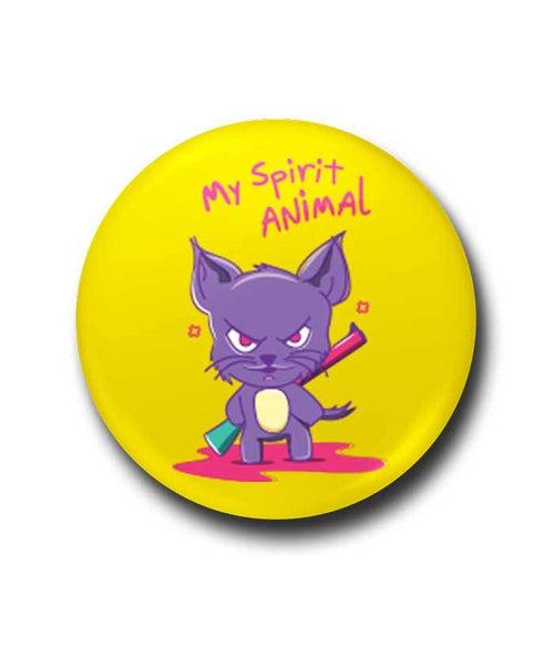 Evil Cat Badge