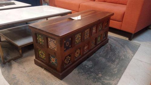 Siramika Sheesham Wood Coffee Table with Storage