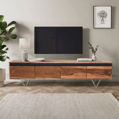 Cristo Sheesham Solid Wood TV Unit