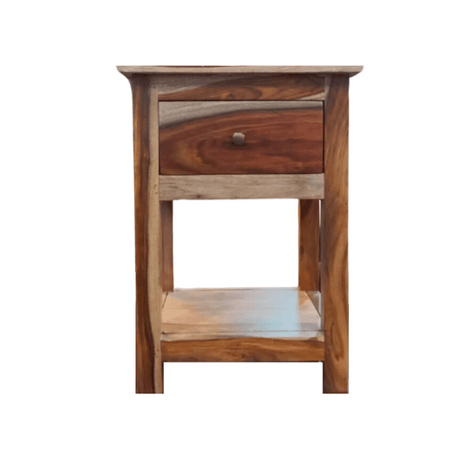 Snooze Bed Side Table in Teak Finish