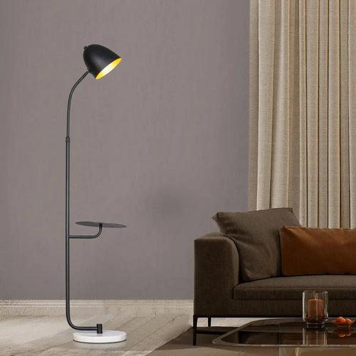 Early Settler In My Mind (Black) Marble Floor Lamp