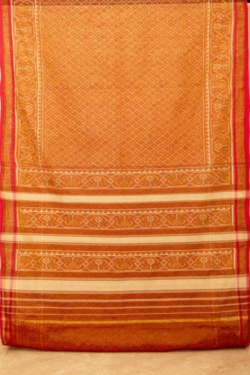 Cotton Tissue Patola Saree