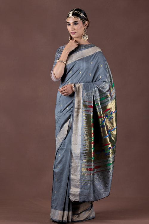 Cotton Paithani Saree