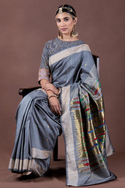 Cotton Paithani Saree