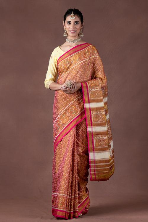 Cotton Tissue Patola Saree