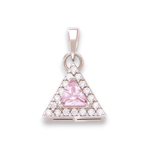 Taraash 925 Sterling Silver Triangle Pendant For Women